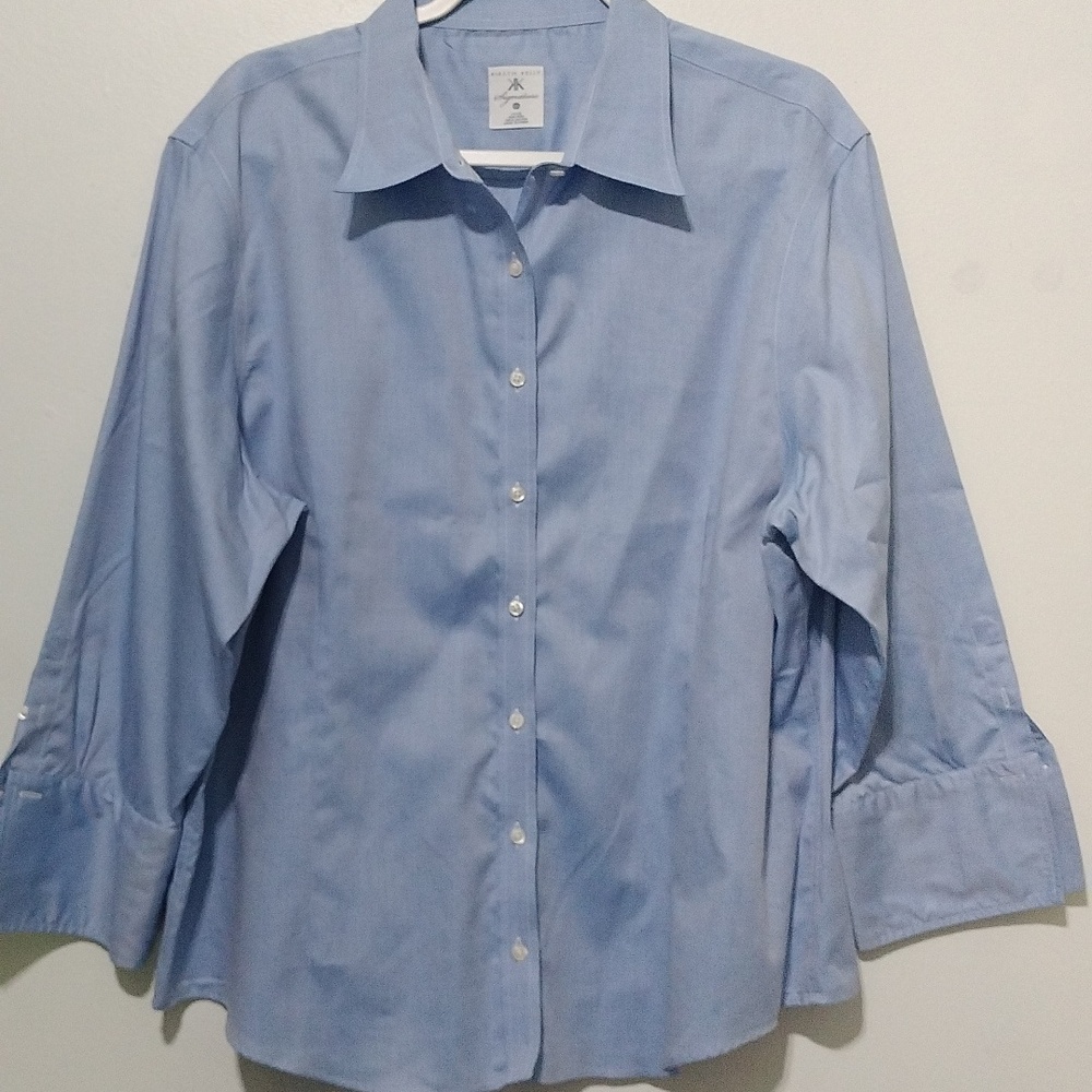 Kirstie Kelly Signature women's button down long sleeve top size XXL